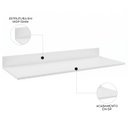 Ver imagem 4 de Tampo 100cm MDP para Balcão de Cozinha - Lumil Móveis - Branco