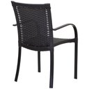 Ver imagem 4 de Kit Ascoli 8 Lugares Mesa Giratória Alumínio Fibra Sintética Trama Original