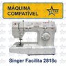 Móvel Gabinete Luxo Maquina Costura Singer Facilita 2818c - 2