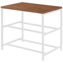 Ver imagem 1 de Banco Sapateira Industrial em Aço Branco F84 Pinus Mell Dmobiliario