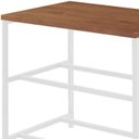 Ver imagem 4 de Banco Sapateira Industrial em Aço Branco F84 Pinus Mell Dmobiliario