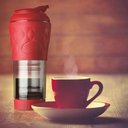 Ver imagem 3 de Cafeteira Portátil Pressca Vermelha 350ml