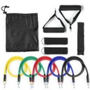 Ver imagem 1 de Kit Tubing 11 peças Elástico Extensor e Video Aula