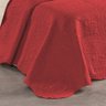 Colcha Casal Padrão Bella Dupla Face 03 Peças - Vermelha - 3
