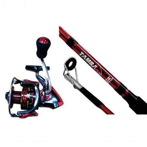 Vara Tamba Maruri 2,40mts 80lbs C/ Molinete Adrena 4000