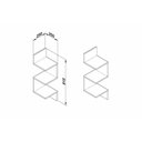 Ver imagem 2 de Prateleira Decorativa Quarto Bebê AM 3079 Branco - Movelbento