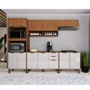 Ver imagem 5 de Balcão Cozinha para Pia 3 Portas 2 Gavetas 1,20cm Paris Indekes