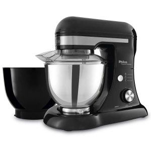 Batedeira Planetária Philco Pbp600p Turbo - Inox, Double Bowl, 600w 127v - Potência e Versatilidade