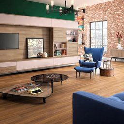 Piso Laminado Colado Eucafloor Prime Carvalho New Caixa c/ 2,14m² - 2