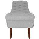 Ver imagem 3 de Puff Recamier Decorativo com Tachas 195 cm Santorini P05 Linho Cinza - Lyam Decor
