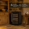 Cervejeira Eos Bierhaus 98 Litros Frost Free Compressor Porta de Vidro e Puxador em Inox Ece101 220v - 9