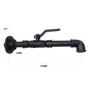 Ver imagem 5 de Torneira Design Industrial Clássica PVC 1/2" Parede - Madareli - Preto