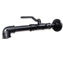 Ver imagem 1 de Torneira Design Industrial Clássica PVC 1/2" Parede - Madareli - Preto