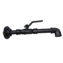 Ver imagem 3 de Torneira Design Industrial Clássica PVC 1/2" Parede - Madareli - Preto