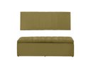 Ver imagem 1 de Kit Calçadeira e Painel Vitoria 193 cm Suede Amarelo