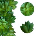 Ver imagem 3 de Suculentas Artificiais Echeveria Quantidade:5