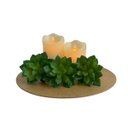 Ver imagem 2 de Suculentas Artificiais Echeveria Quantidade:3