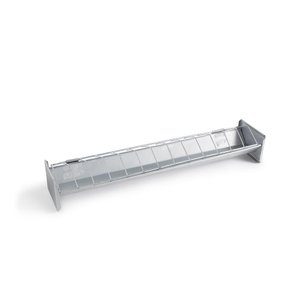 Comedouro Horizontal de Chapa galvanizada para Pintinhos Olibox