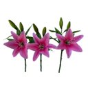 Ver imagem 5 de Flores Artificiais Kit com 20 Galhos de Lirio Decora Flores Artificiais