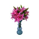 Ver imagem 7 de Flores Artificiais Kit com 8 Galhos de Lirio Decora Flores Artificiais - Decora Flores Artificiais