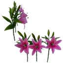 Ver imagem 5 de Flores Artificiais Kit com 6 Galhos de Lirio Decora Flores Artificiais - Decora Flores Artificiais