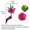 Ver imagem 3 de Flores Artificiais Kit com 6 Galhos de Lirio Decora Flores Artificiais - Decora Flores Artificiais