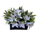 Ver imagem 2 de Flores Artificiais Kit com 20 Galhos de Lirio Decora Flores Artificiais