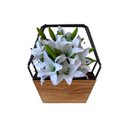 Ver imagem 6 de Flores Artificiais Kit com 8 Galhos de Lirio Decora Flores Artificiais - Decora Flores Artificiais