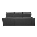 Ver imagem 6 de Sofá 3 Lugares Retrátil e Reclinável Cama inBox Senses 2,00m Velusoft Cinza