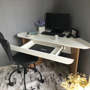 Ver imagem 2 de Escrivaninha de Canto Trend - Olmo/branco 6374