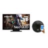 Smart TV Samsung 50" Gaming Neo QLED 4K e Aspirador Robô Ropo Glass 3 Preto 4 em 1 Bivolt - 1