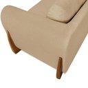 Ver imagem 6 de Poltrona Jolie 1 Lugar Pes Boomerang Linho Dourado Ezz Dourado