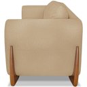 Ver imagem 2 de Poltrona Jolie 1 Lugar Pes Boomerang Linho Dourado Ezz Dourado