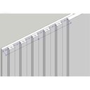 Ver imagem 3 de Cabeceira Cama Queen Ripada 3,0m MDF Cinza Sagrado com Nogueira Cadiz Casa Lar Shop
