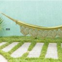 Ver imagem 1 de Rede de Dormir Jeans Mostarda