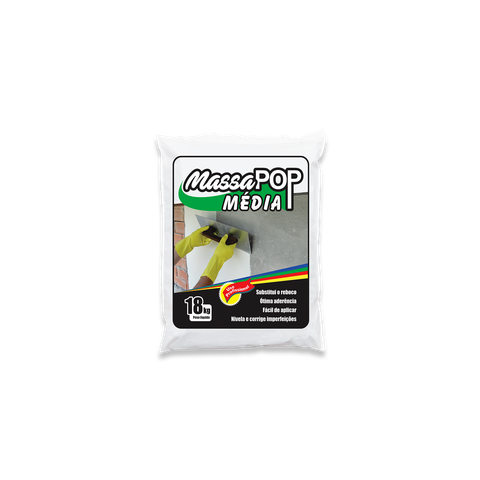 Massapop Média Branco Gelo 18kg