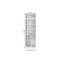 Ver imagem 2 de Guarda-roupa 2 Portas Kappesberg Adapt Branco/nogueira