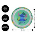 Ver imagem 4 de Prato Refeição Infantil Melamina 21cm Stitch Disney - Tuut
