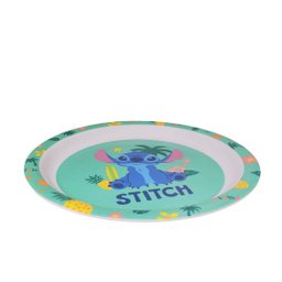 Prato Refeição Infantil Melamina 21cm Stitch Disney - Tuut - 1