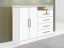 Ver imagem 1 de Cômoda Sapateira 4 Gavetas Branco Cronus 1.36 D'doro
