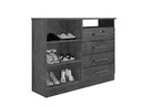 Ver imagem 3 de Cômoda Sapateira 4 Gavetas Branco Cronus 1.36 D'doro