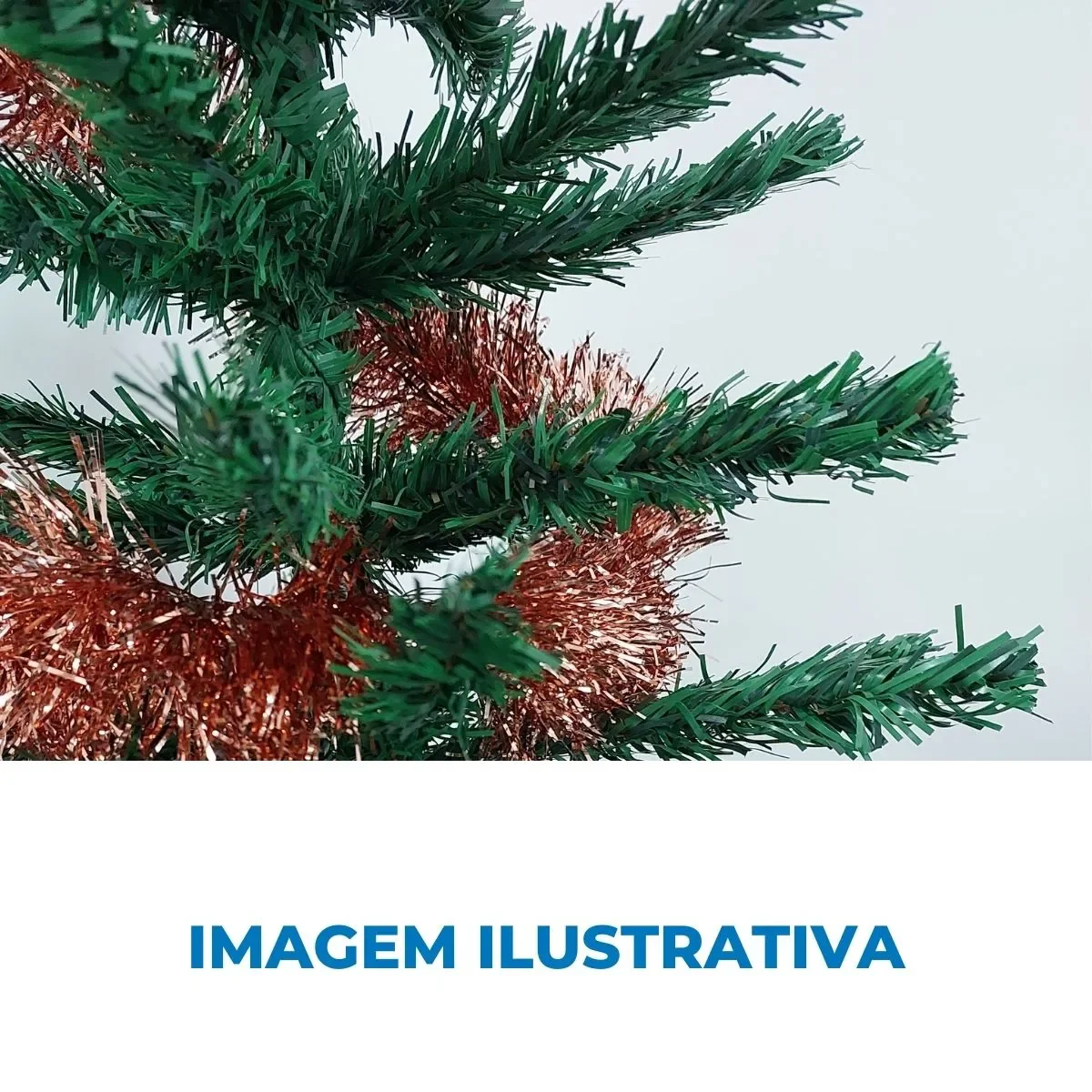 Ver imagem 2 de Árvore de Natal 90cm com 70 Galhos, Pé de Ferro Resistente - Compacta, Durável e Ideal para Decoraçã