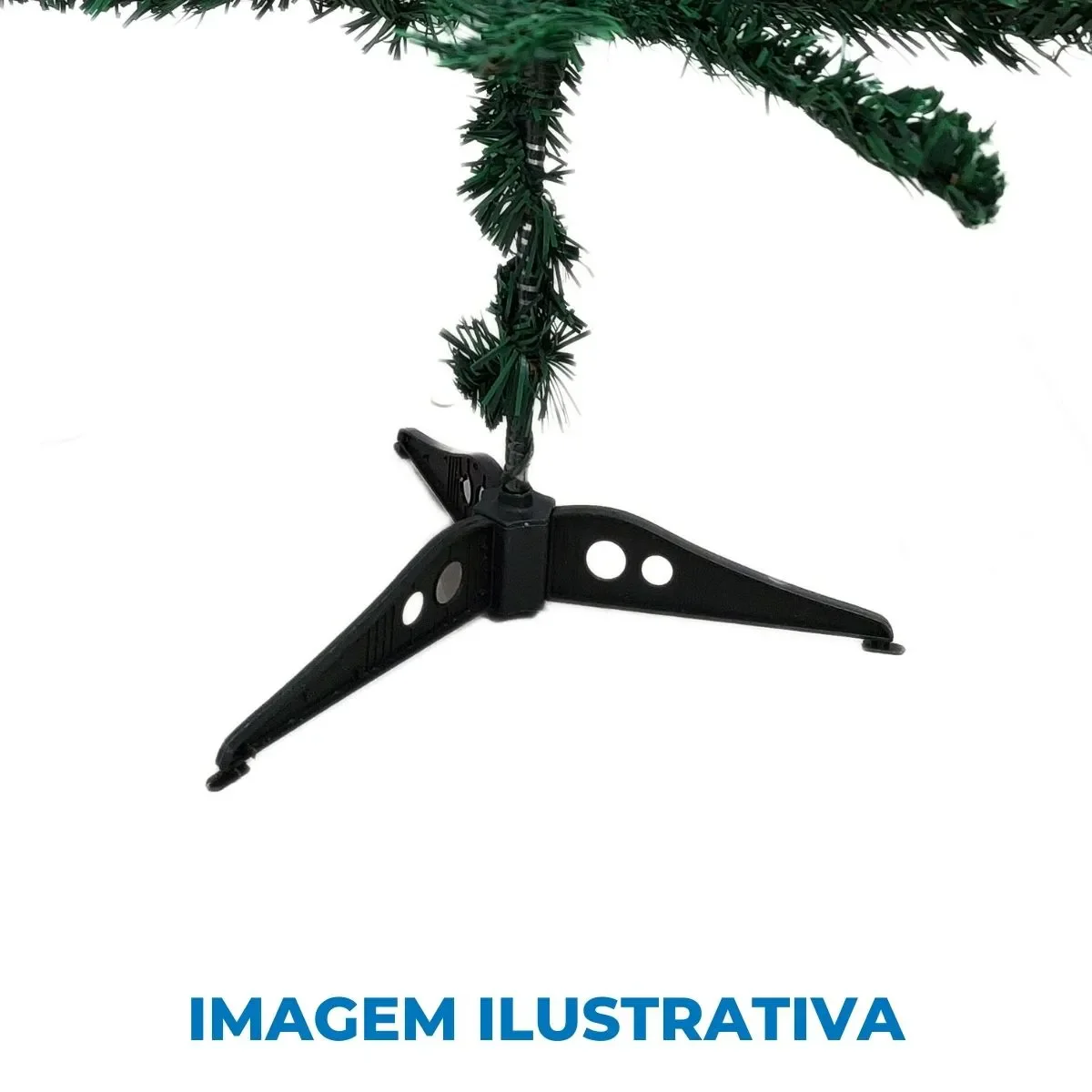 Ver imagem 6 de Árvore de Natal 90cm com 70 Galhos, Pé de Ferro Resistente - Compacta, Durável e Ideal para Decoraçã