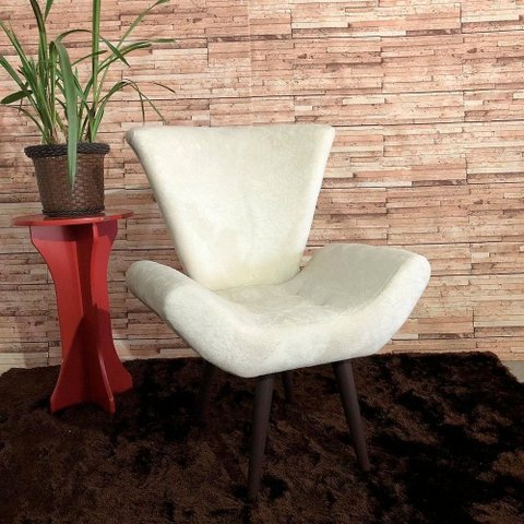 Poltrona Elegance em Sued Premium