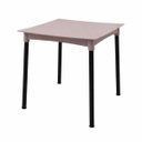 Ver imagem 2 de Mesa Tramontina Diana 70cm Camurça em Polipropileno Pernas de Alumínio Preto