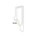 Ver imagem 4 de Ponteira Acabamento Cromado Perfil Rm-213 Embutir Rometal