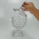 Ver imagem 6 de Potiche Bomboniere Redondo Home&co com Tampa Eco Crystal 24x20x20cm Transparente