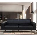 Ver imagem 4 de Sofá Vince 2 Lugares Couro Preto 180cm - 69993