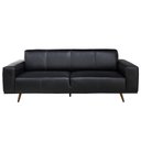 Ver imagem 3 de Sofá Vince 2 Lugares Couro Preto 180cm - 69993
