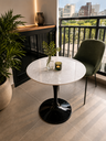 Ver imagem 1 de Mesa de Jantar Saarinen Preto - Redonda 60cm - Mármore Espirito Santo